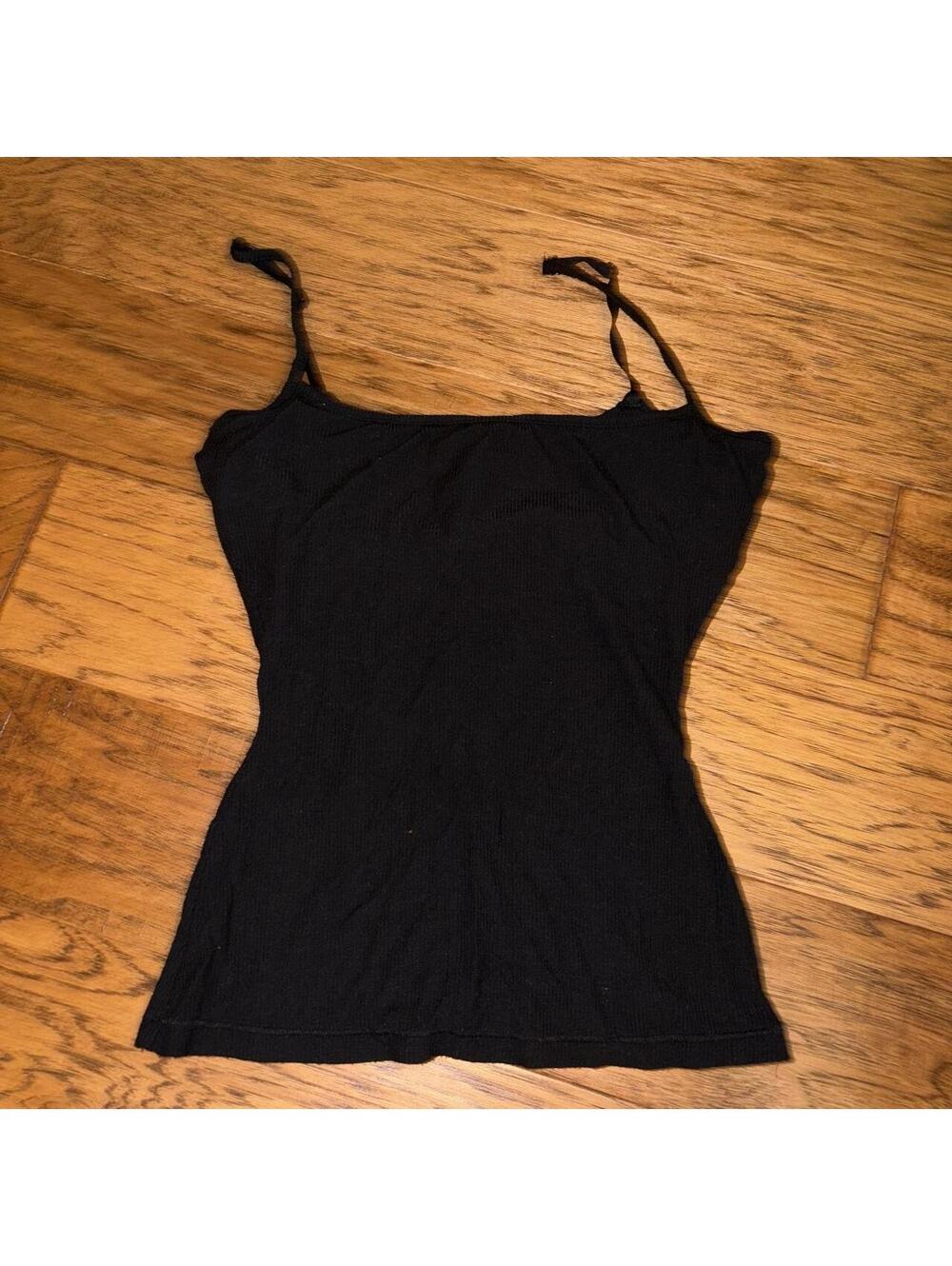 Skims Women's Black Vests-tanks-cami